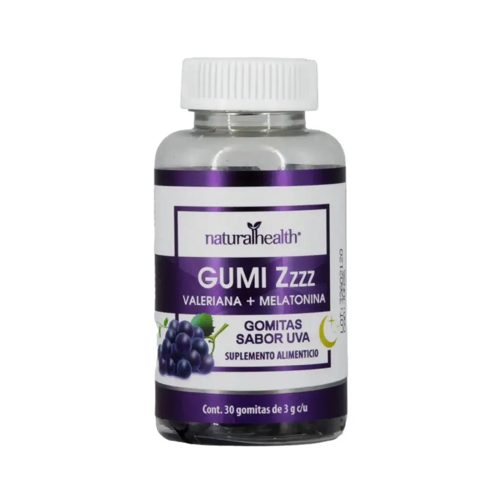 [7501853807172] Natural Health Gumi-Zzzz 100 Gomitas, Sueño Profundo y Relax
