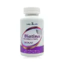 Natural Health Bionat Biotina, Vitamina E y Calcio 60 Cápsulas, Belleza y Fortalecimiento