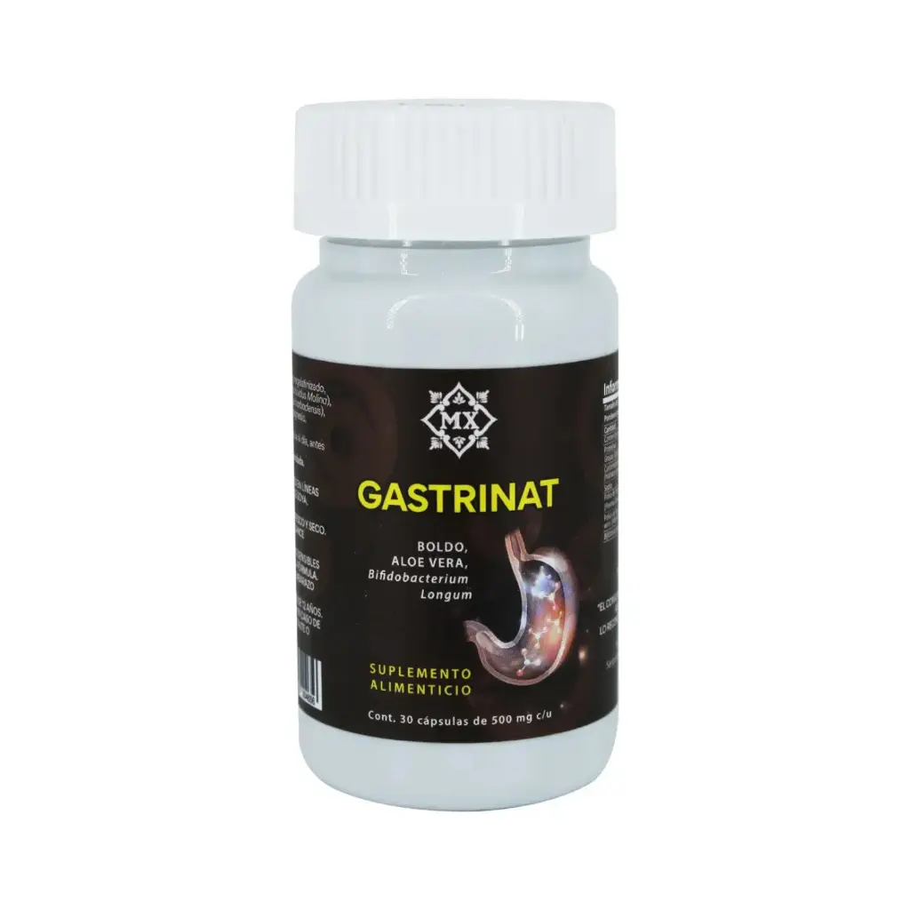 [7508203004656] Natural Health Gastrinat 30 Cápsulas, Salud Digestiva y Hepática