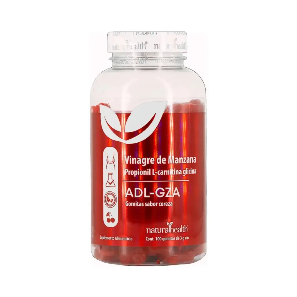[7501853800753] Natural Health Adl-Gza 100 Gomitas, Control de Peso y Metabolismo