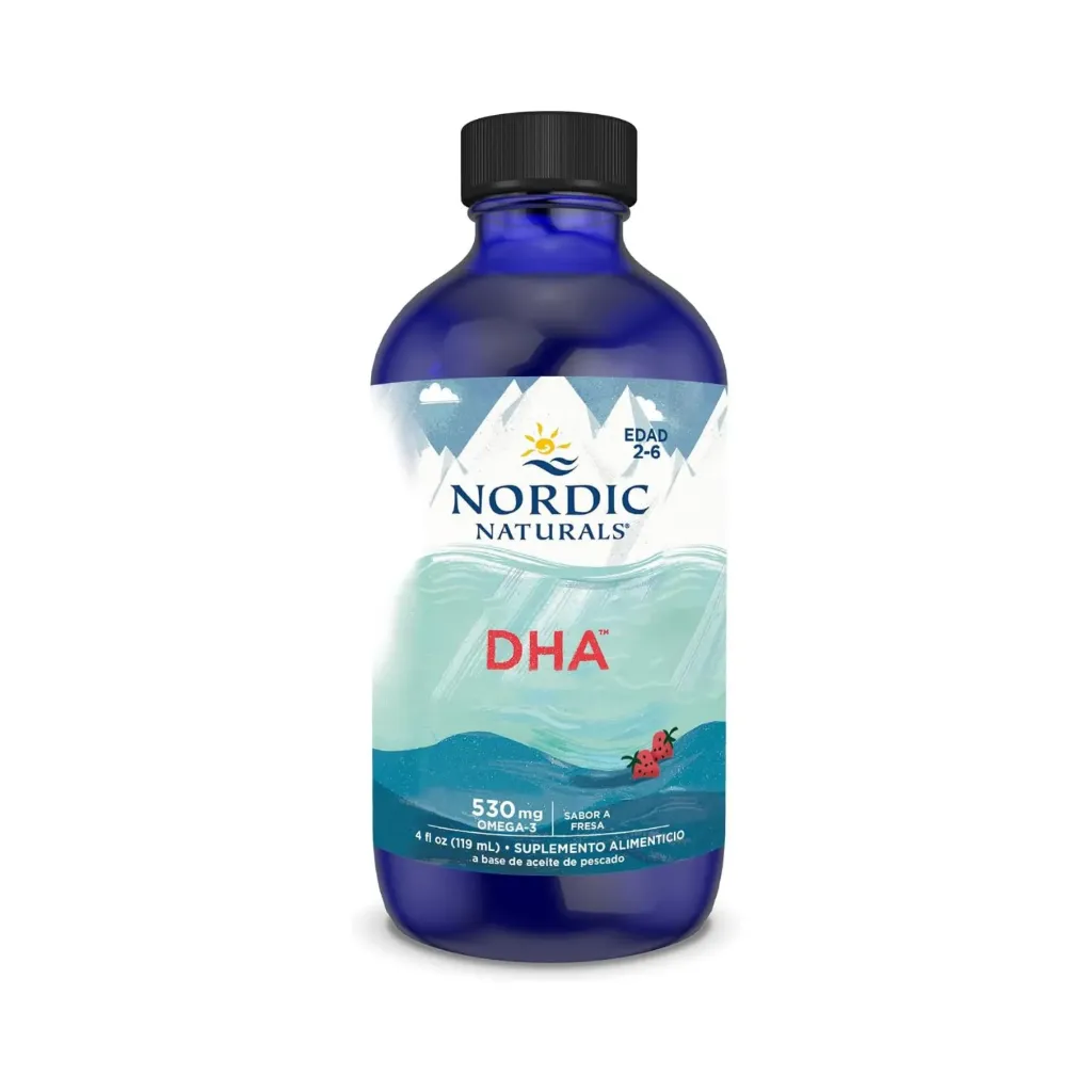 NORDIC NATURALS DHA PARA NIÑOS SABOR FRESA 530MG DE 119ML