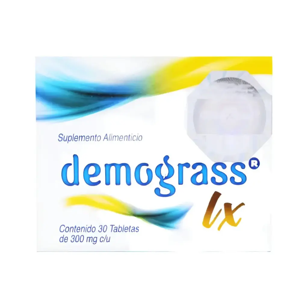 Demograss Lx 30 Tabletas 300mg Apoyo Metabólico