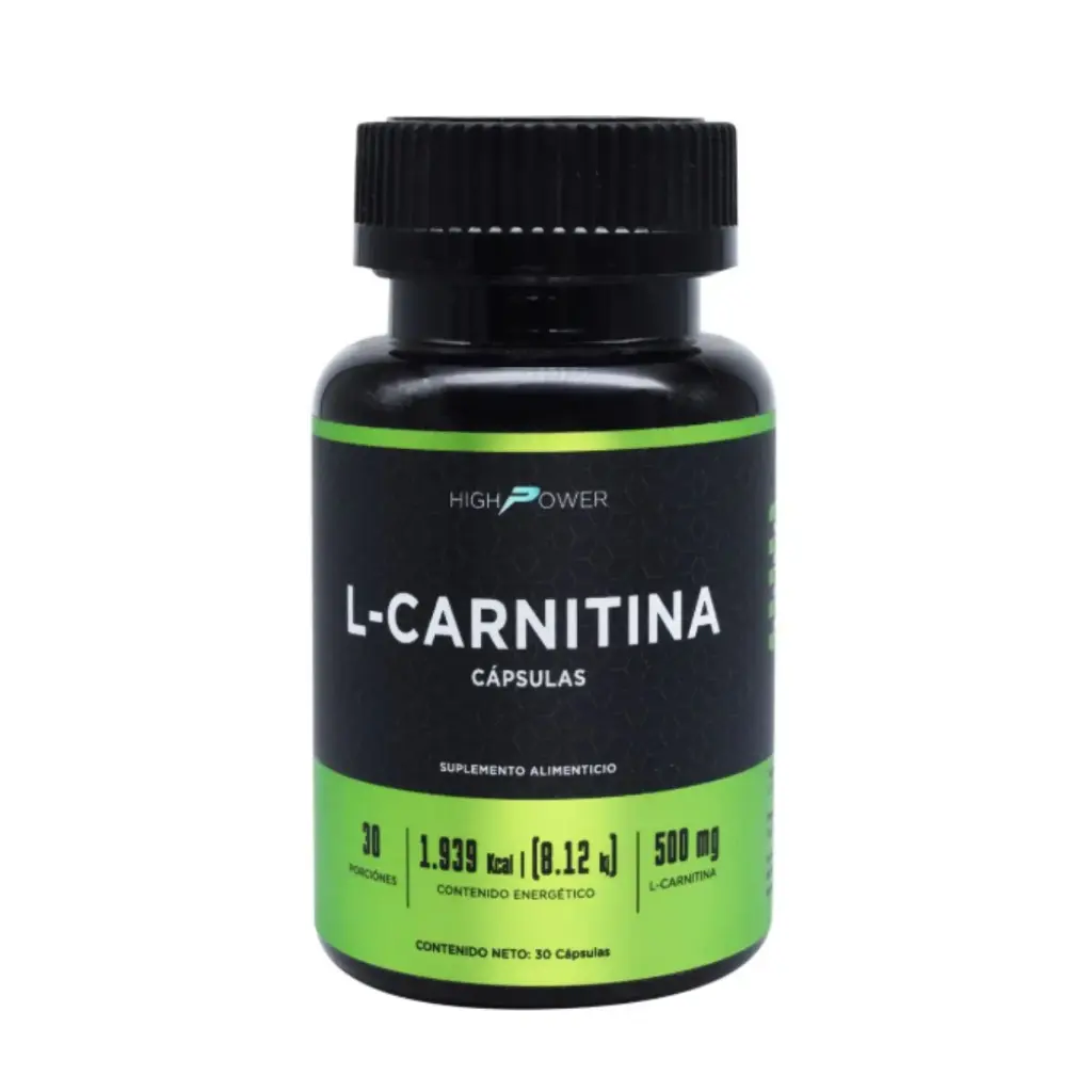 High Power L-Carnitina 30 Cápsulas 500 Mg Perdida de peso