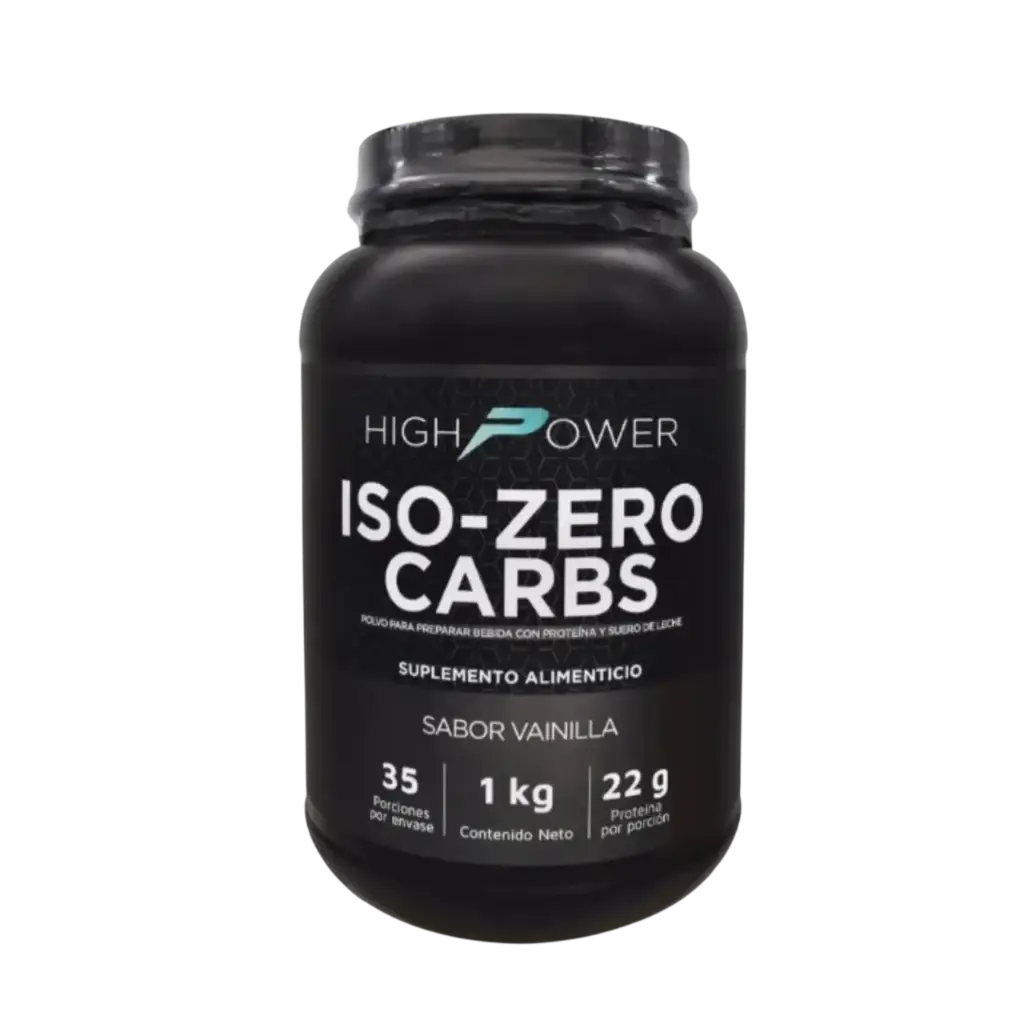 High Power Zero Carbs Proteina Aislada Al 90 Porciento 2 Lbs Batidos De Proteina