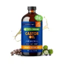 Sandhus Castor Oil 16 Oz Aceite Hidratante Para Piel, Cabello y Cuerpo