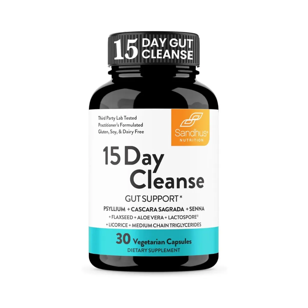 Sandhus 15 Day Cleanse Ayuda A Limpiar El Colon Con 30 Capsulas