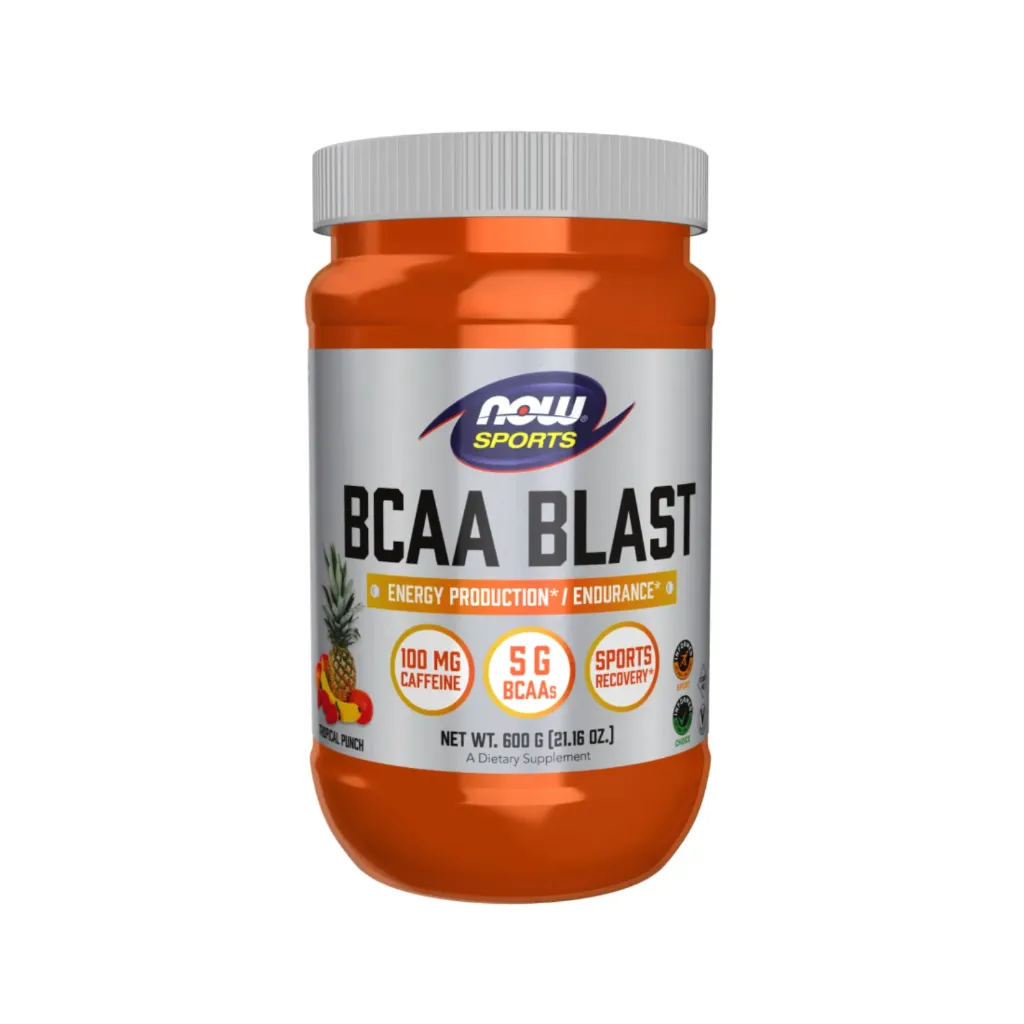 Now Foods Sports BCAA Blast, Resistencia Y Recuperación 600 G (21,16 Oz)