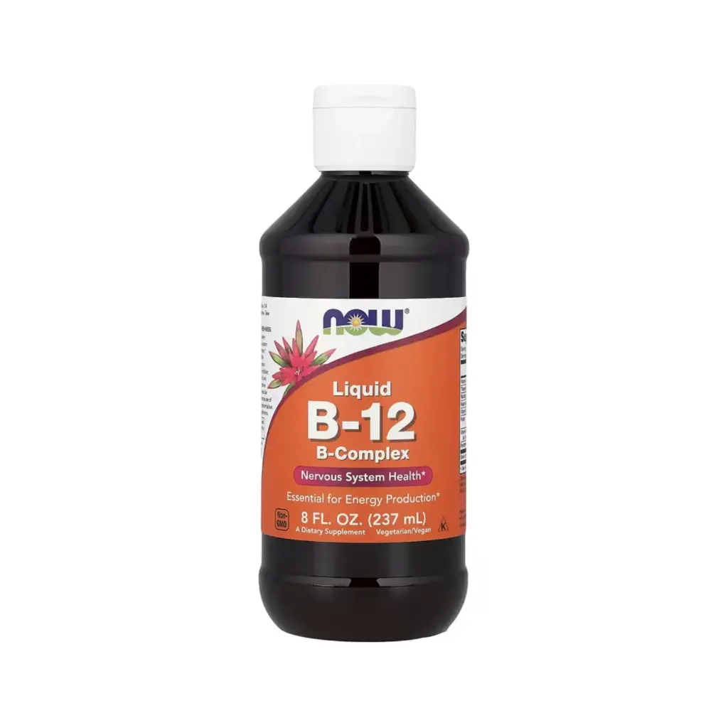 Now Foods Vitamina B12 Líquida, Salud Del Sistema Nervioso 237 Ml