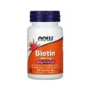 Now Foods Biotina 1.000 Mcg, Promueve La Función Inmunológica Normal 100 Cápsulas Vegetales
