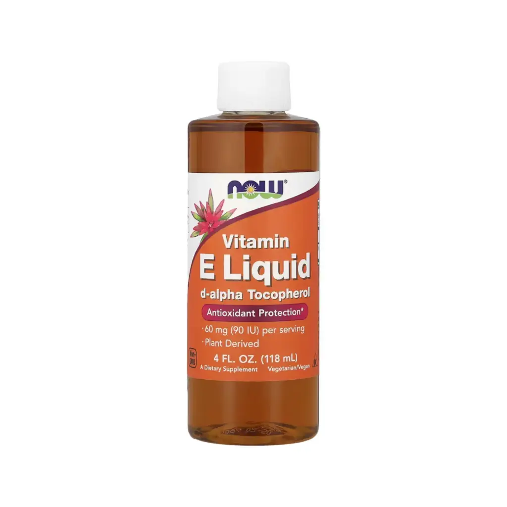 [733739009128] Now Foods Vitamina E Líquida D-Alfa Tocoferol 60 Mg, Protección Antioxidante 118 Ml (4 Onzas Líquidas)