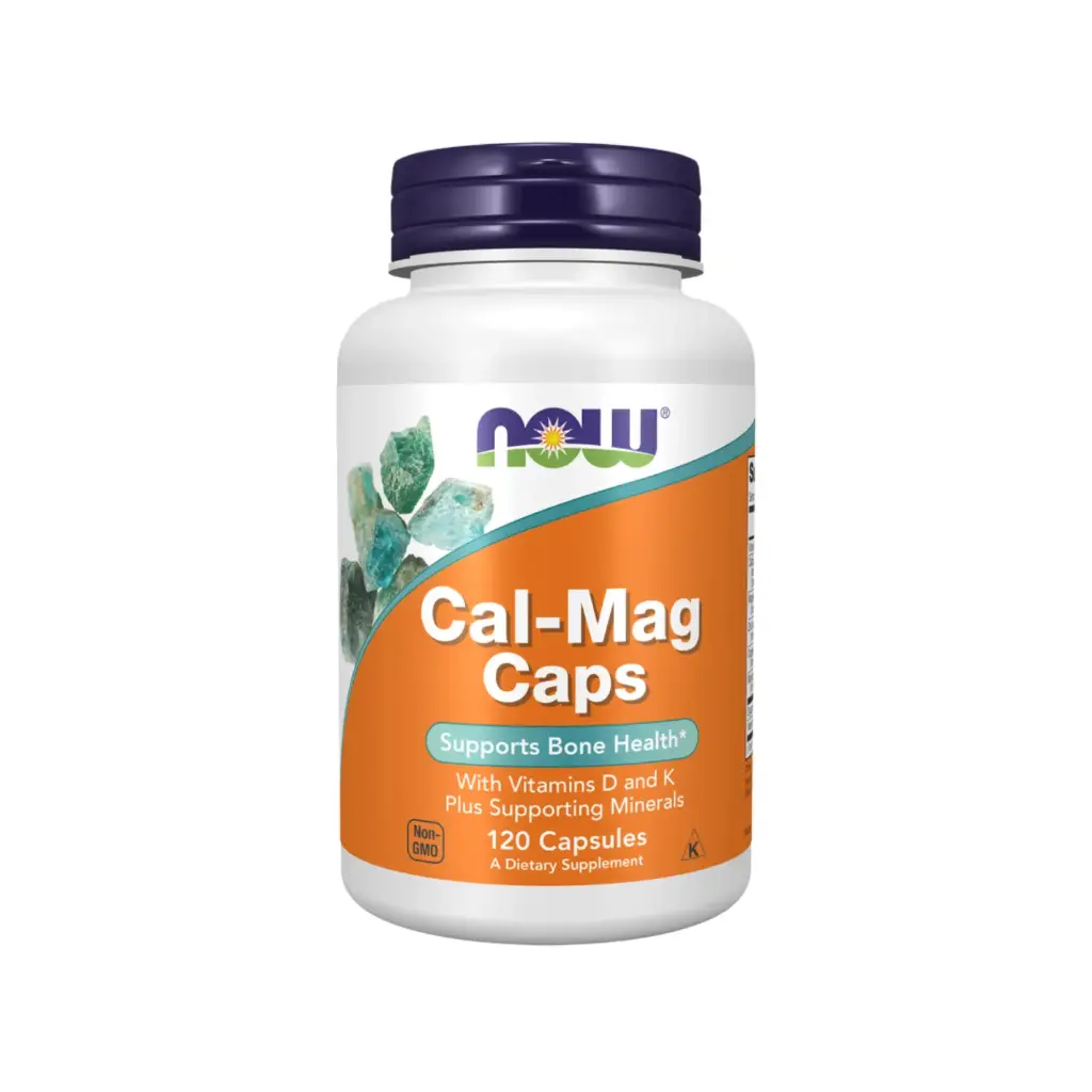 [733739012654] Now Foods Cal-Mag Con Vitamina D Y K, Ayuda Para Salud Osea 120 Cápsulas