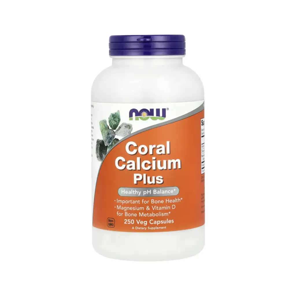 Now Foods Coral Calcium Plus, Para La Salud Ósea 250 Cápsulas Vegetales