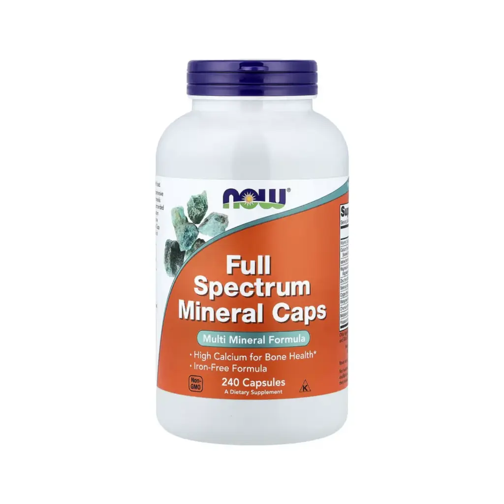 Now Foodsn Cápsulas De Minerales De Espectro Completo, 240 Cápsulas