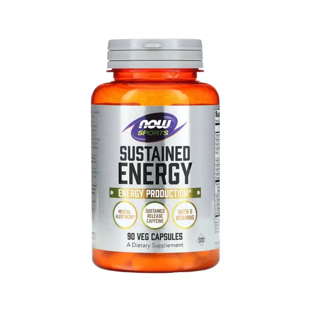 Now Foods Energía Sostenida Con Vitaminas Del Grupo B, Producción De Energía 90 Cápsulas Vegetales