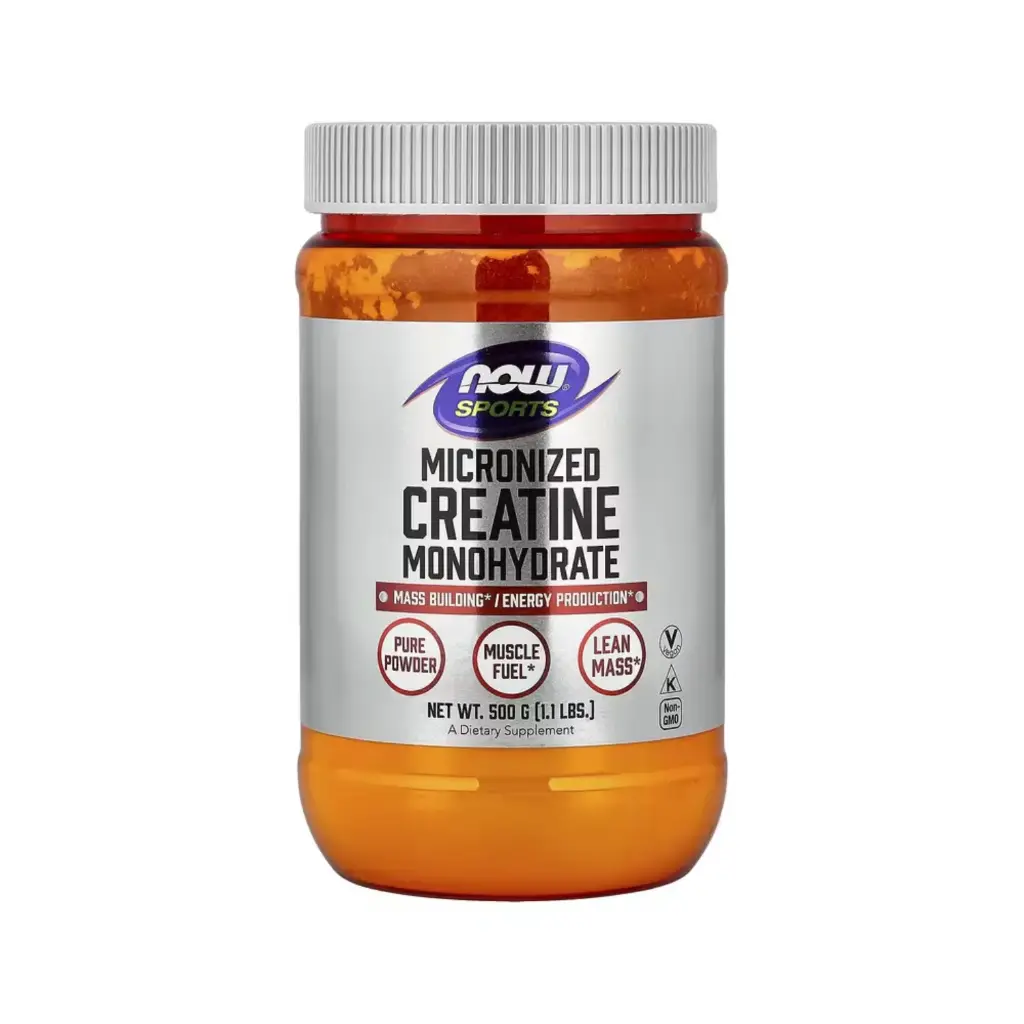Now Foods Sports Monohidrato De Creatina Micronizada, 1.1 Lbs (500 G)