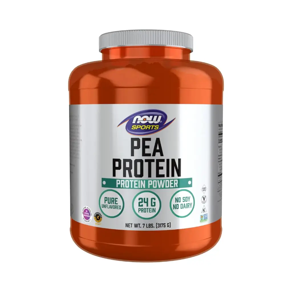 [733739021243] Now Foods Sports Proteina De Guisante Pura 7Lb