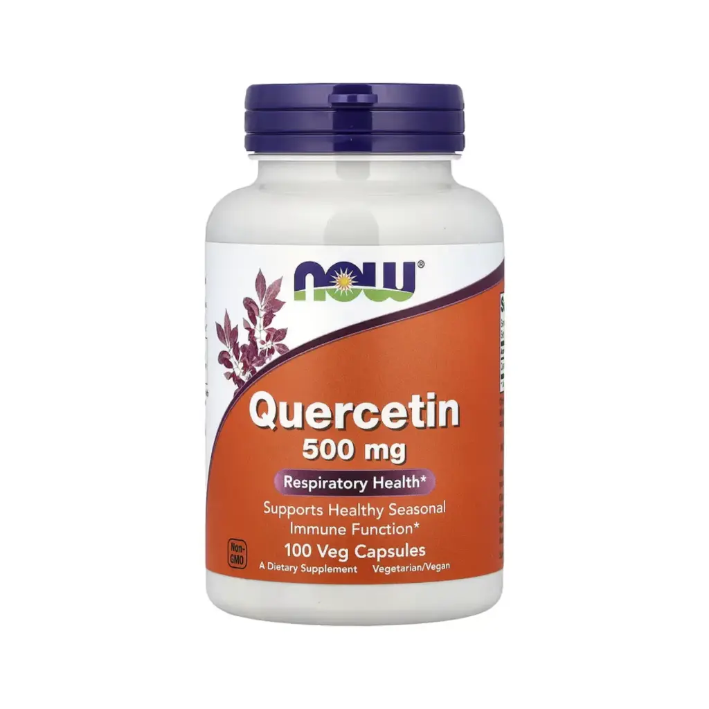 [733739030726] Now Foods Quercetina 500 Mg, Salud Respiratoria 100 Cápsulas Vegetales