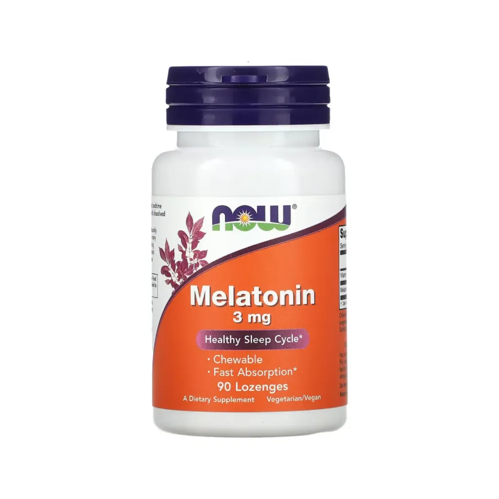 [733739032584] Now Foods Melatonina 3 Mg, Absorción Rápida 90 Pastillas Masticables