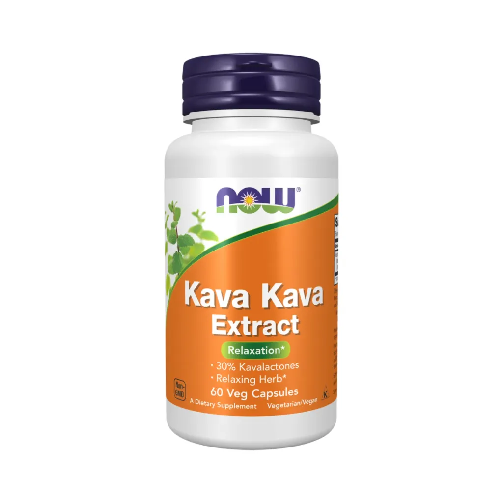[733739047168] Now Foods Extracto De Kava Kava 250 Mg, Hierba Relajante 60 Capsulas Vegetales