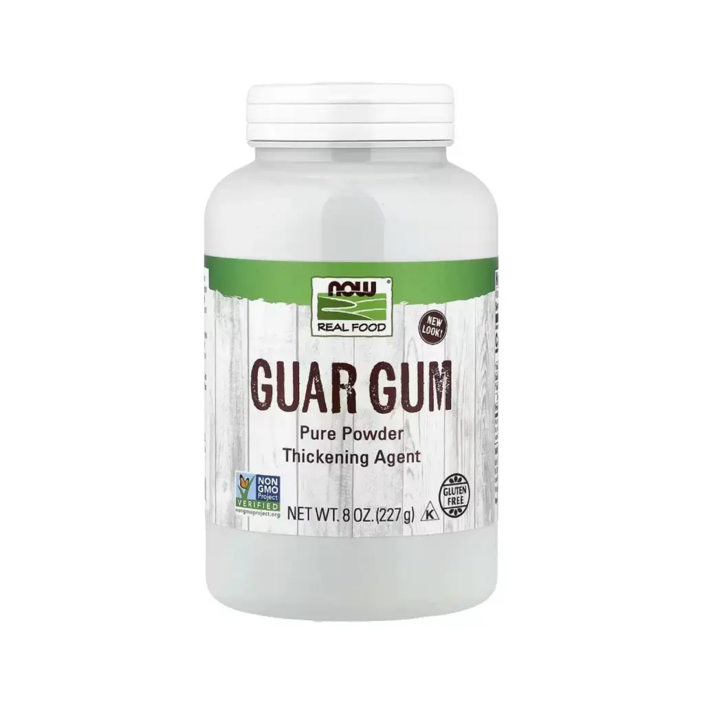 Now Foods Real Food Goma De Guar Espesante, Estabilizador Y Texturizante 8 Oz (227 G)