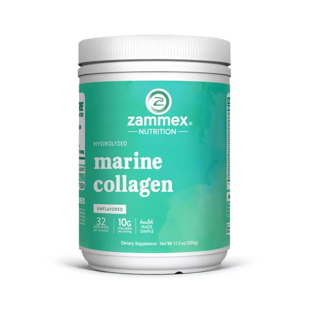 [850013385096] Zammex Colágeno Marino Hidrolizado, 320 gramos, Salud de Piel, Articulaciones y Huesos