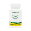 Natures Plus Zinc, 10mg 90 Tabletas, Salud Inmunológica, Celular y Genética
