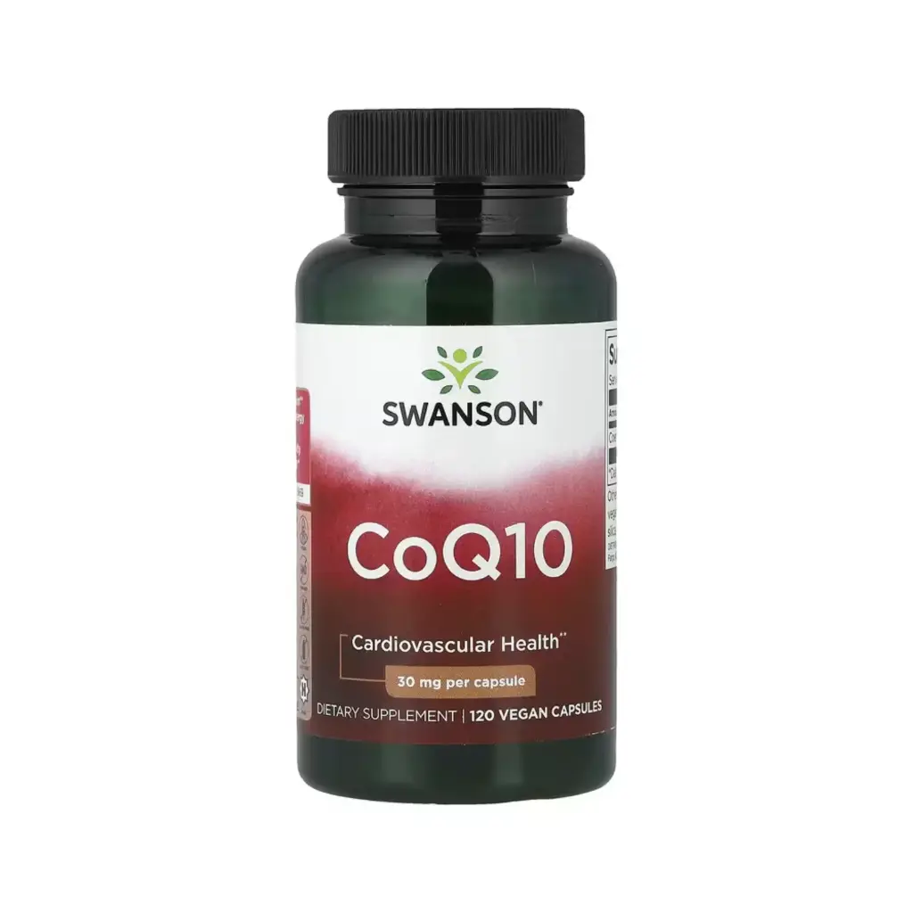 Swanson Coq10, Salud Cardiovascular 30 Mg, 120 Cápsulas Veganas 