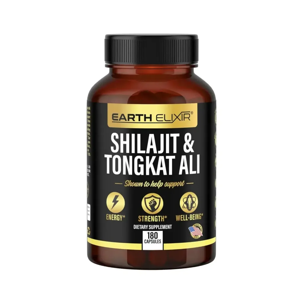 Earth Elixir Shilajit Y Tongkat Ali 180 Capsulas