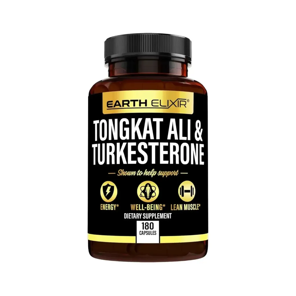 Earth Elixir Tongkat Ali & Turkesterone 180 Capsulas