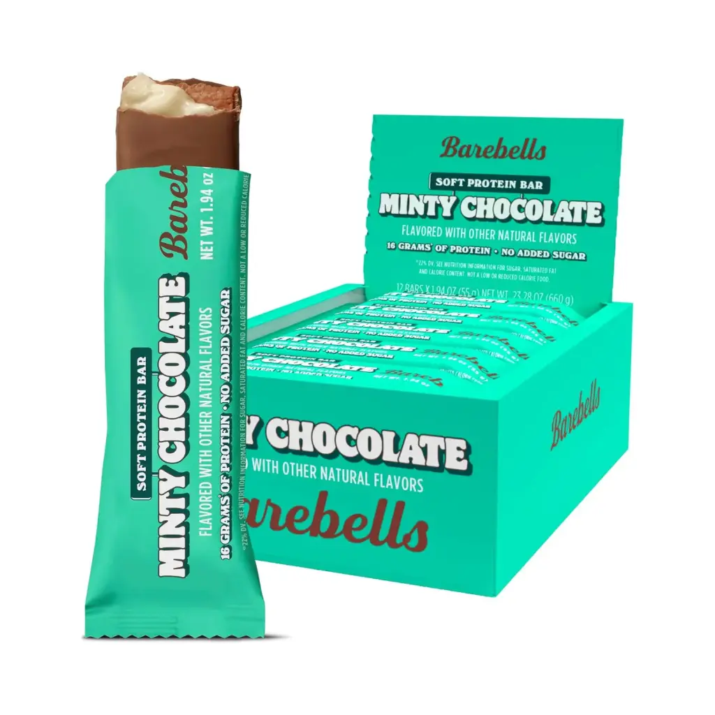 Barebells Barras de Proteína 12 Barras de 55 grs Sabor Minty Chocolate
