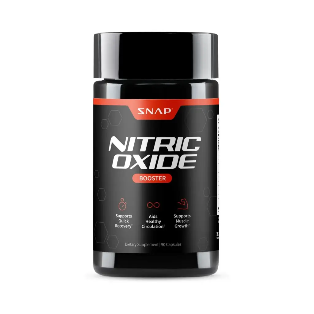 Snap supplements Suplementos de óxido nítrico constructor muscular, arginina L, citrulina L, fórmula de 1500 mg, extracto de tribulus y ginseng Panax, fuerza y resistencia 90 cápsulas