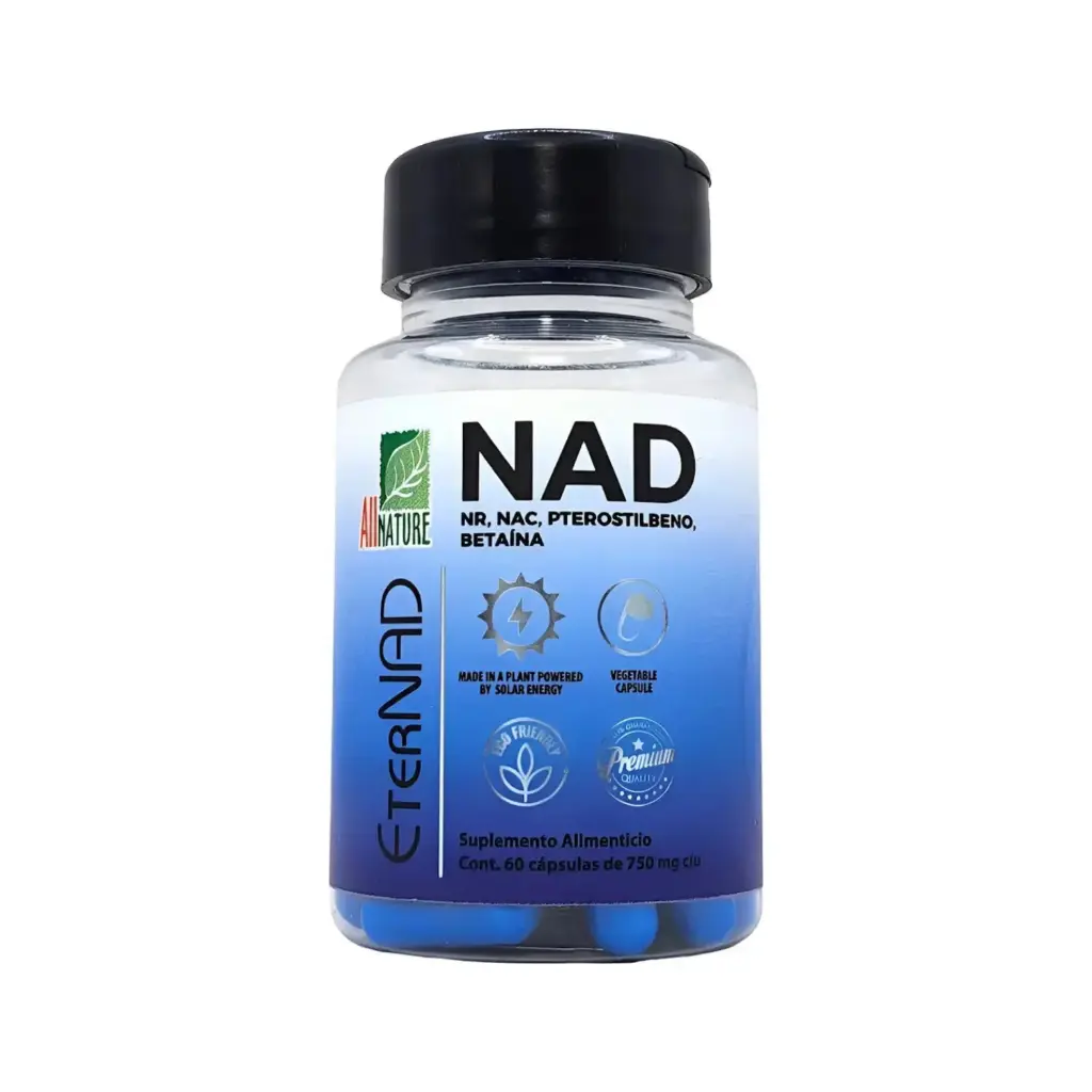[7501853805826] All Nature NAD Nicotinamida Ribósido, 60 Cápsulas
