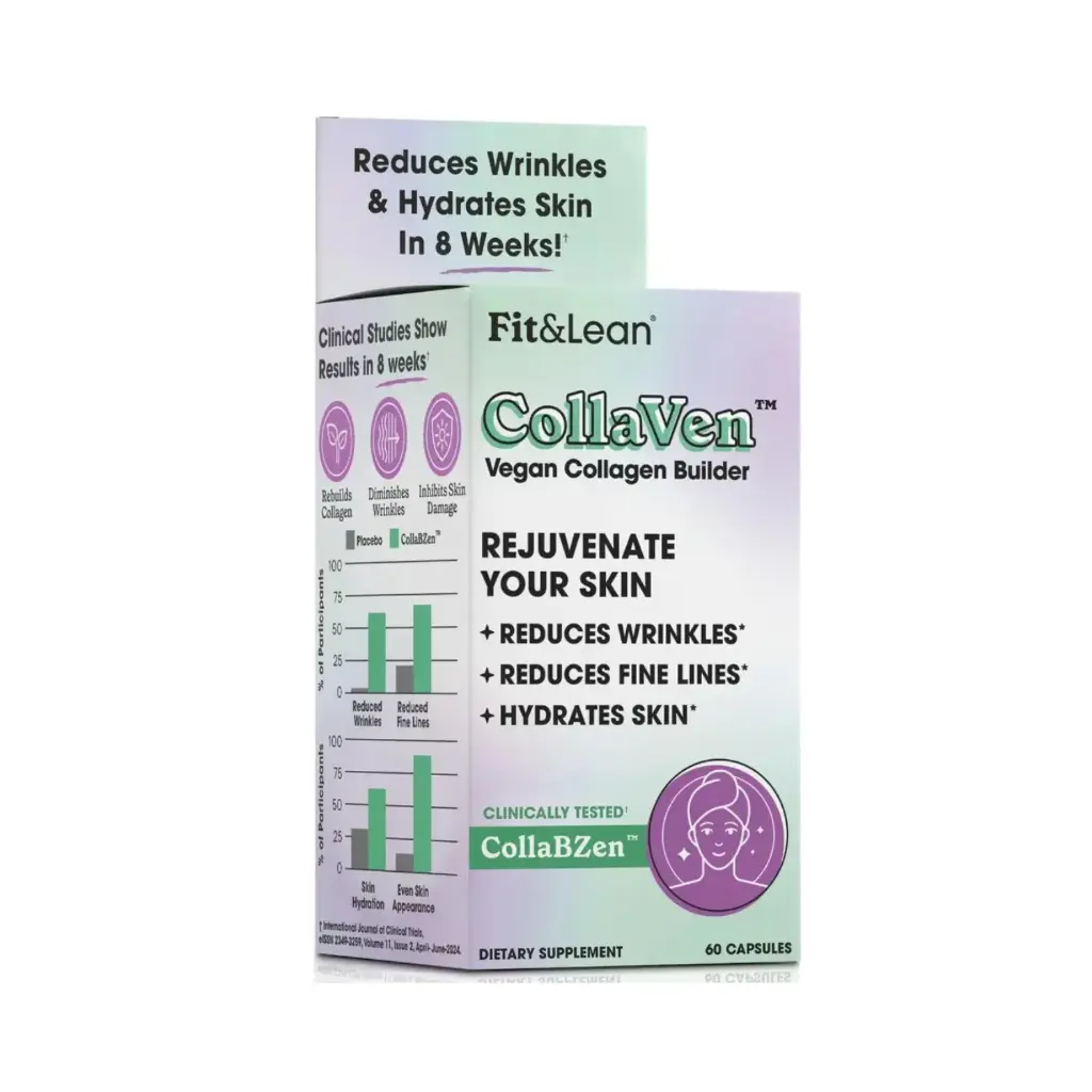 [666222010236] Fit & Lean CollaVen Vegan collagen builder 60 caps Vitamina C