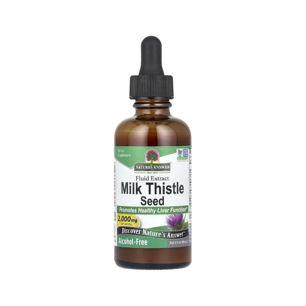 Natures Answer Alcohol Free Milk Thistle  Seed 60ml 2000mg