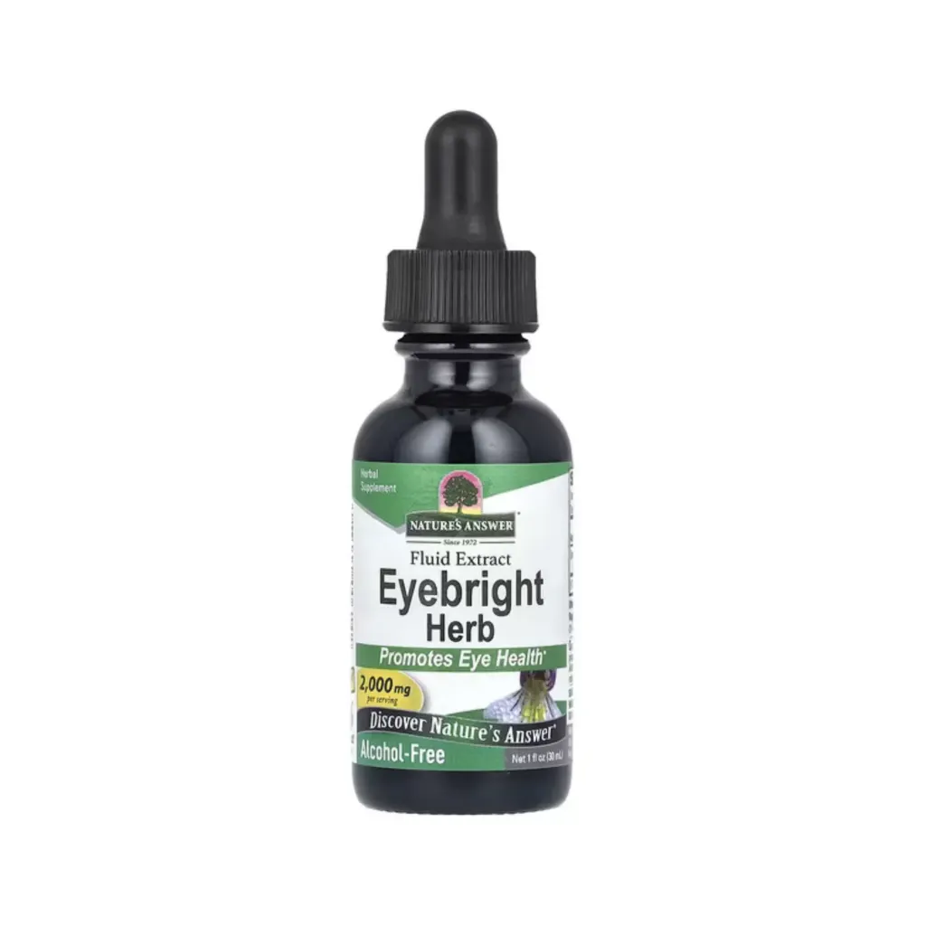 Nature's Answer Alcohol Free Eyebright, Hierba de eufrasia Extracto fluido Sin alcohol 2000 mg 30 ml