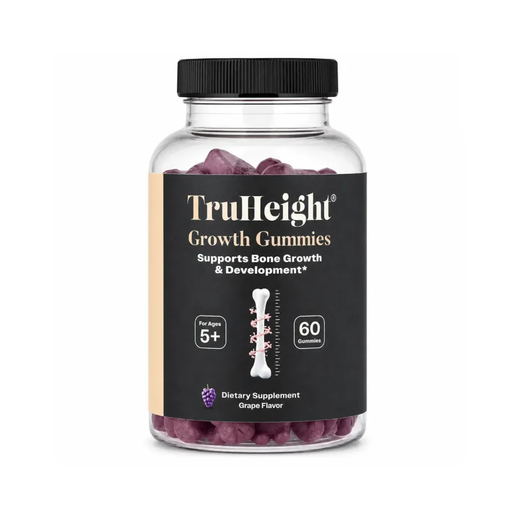 TruHeight Growth Gummy Grape 60 Gomitas para Favorecer El Crecimiento