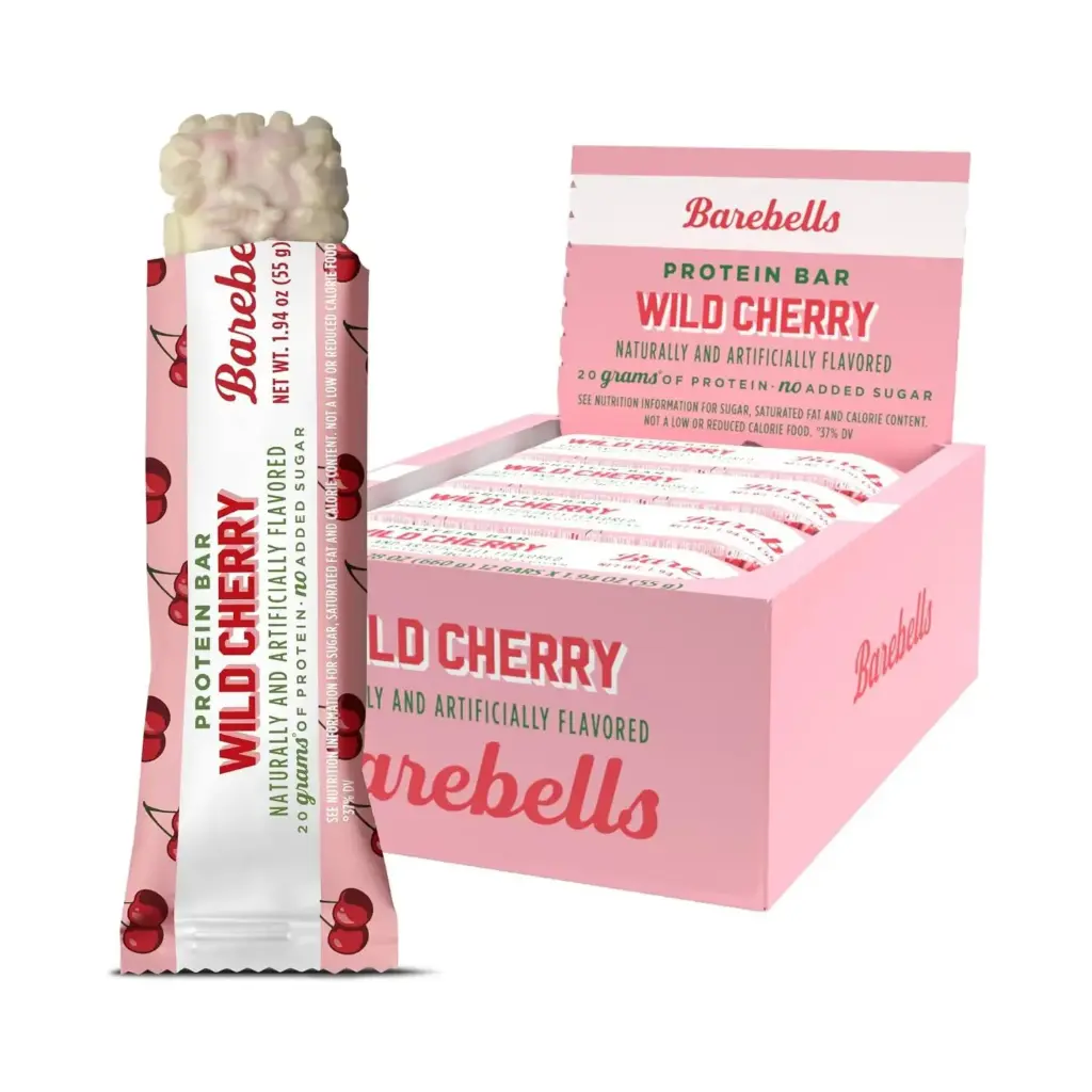 Barebells Barras De Proteína 12 Pzs De 55 Grs Sabor Wild Cherry