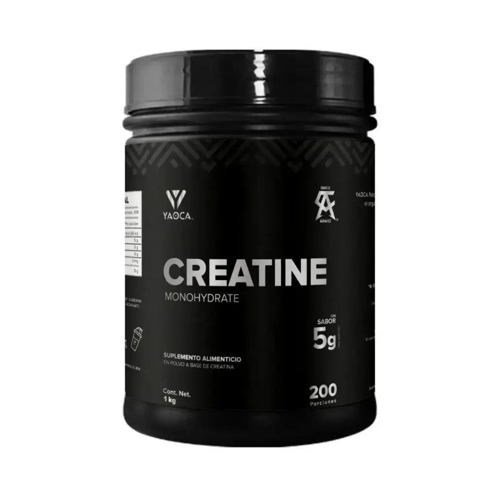 Yaoca Creatina Monohidratada De 1kg 200 Servicios Sin Sabor