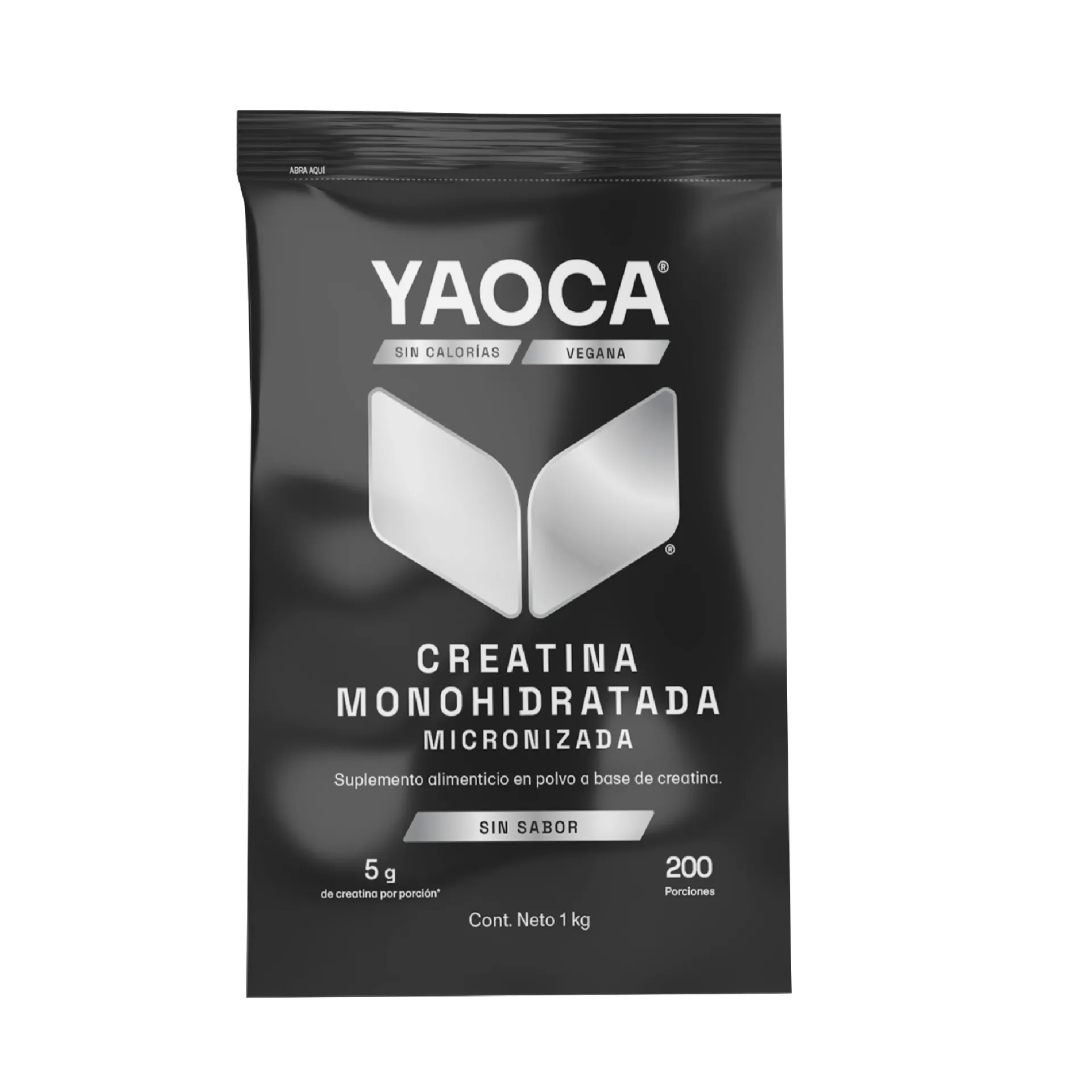 Creatina Monohidratada Micronizada En Polvo Alta Pureza  I Yaoca I 1 Kg I 200 Servicios I Sin Sabor I Sin Azúcar