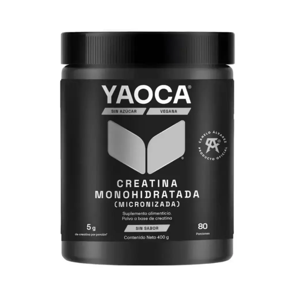 Yaoca Creatina Monohidratada De 400g 80 Servicios Sin Sabor