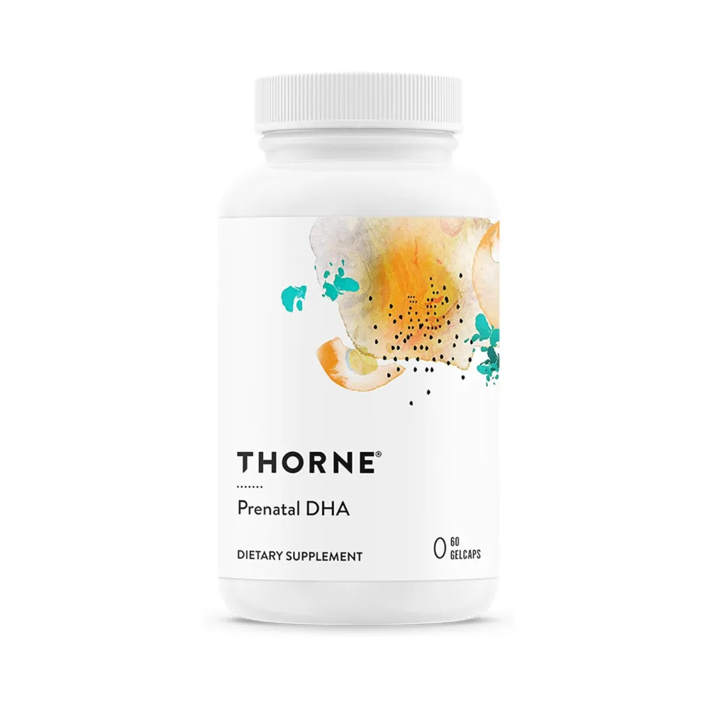 Thorne Niacinamide 650 mg DHA y 200 mg de EPA Vitamina B3 para Salud Celular y Metabolismo Energético 180 Cápsulas