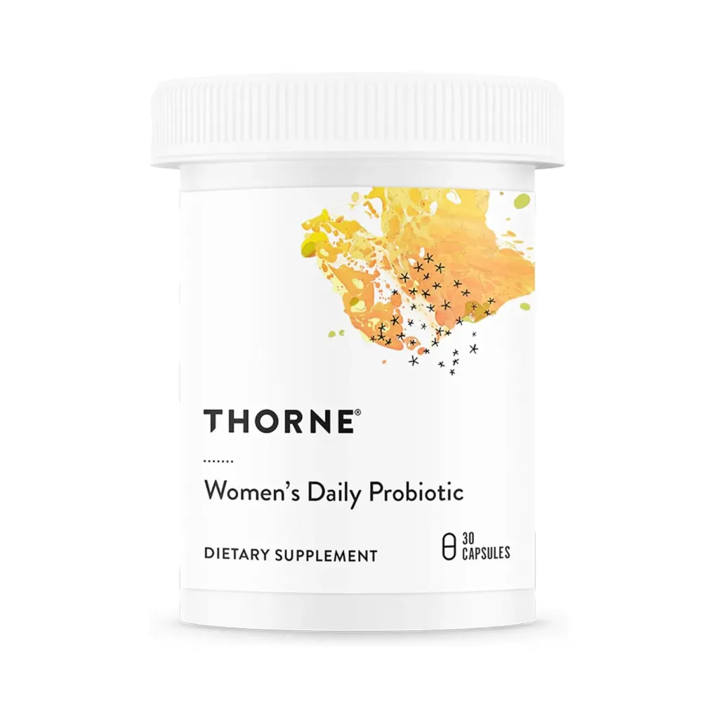 [693749013327] Thorne Women's Daily Probiotic Para La Salud Digestiva, Vaginal E Inmunológica 10 Mil Millones De UFC 30 Cápsulas