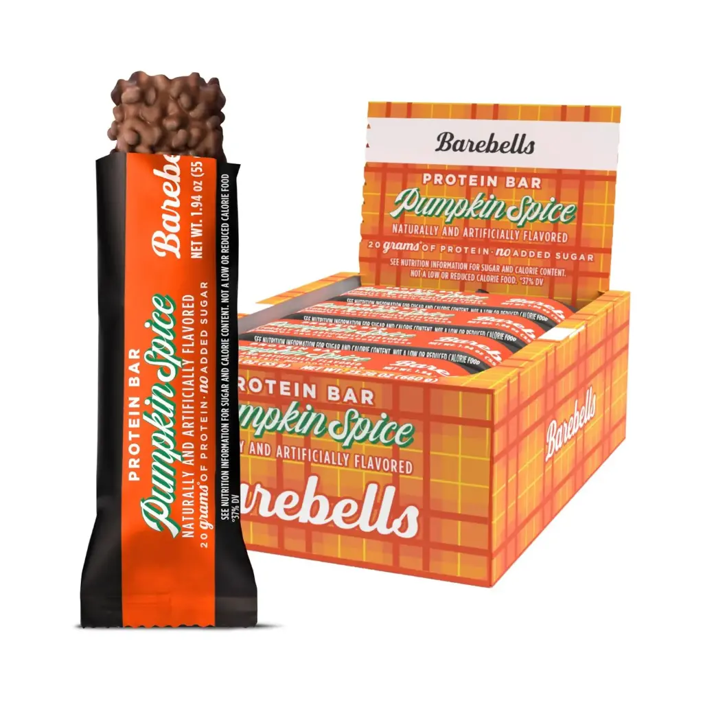 Barebells Barras de Proteína 12 Barras de 55 grs Sabor Pumpkin Spice