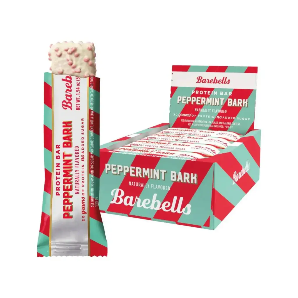 Barebells Barras de Proteína 12 Barras de 55 grs Sabor Peppermint Bark