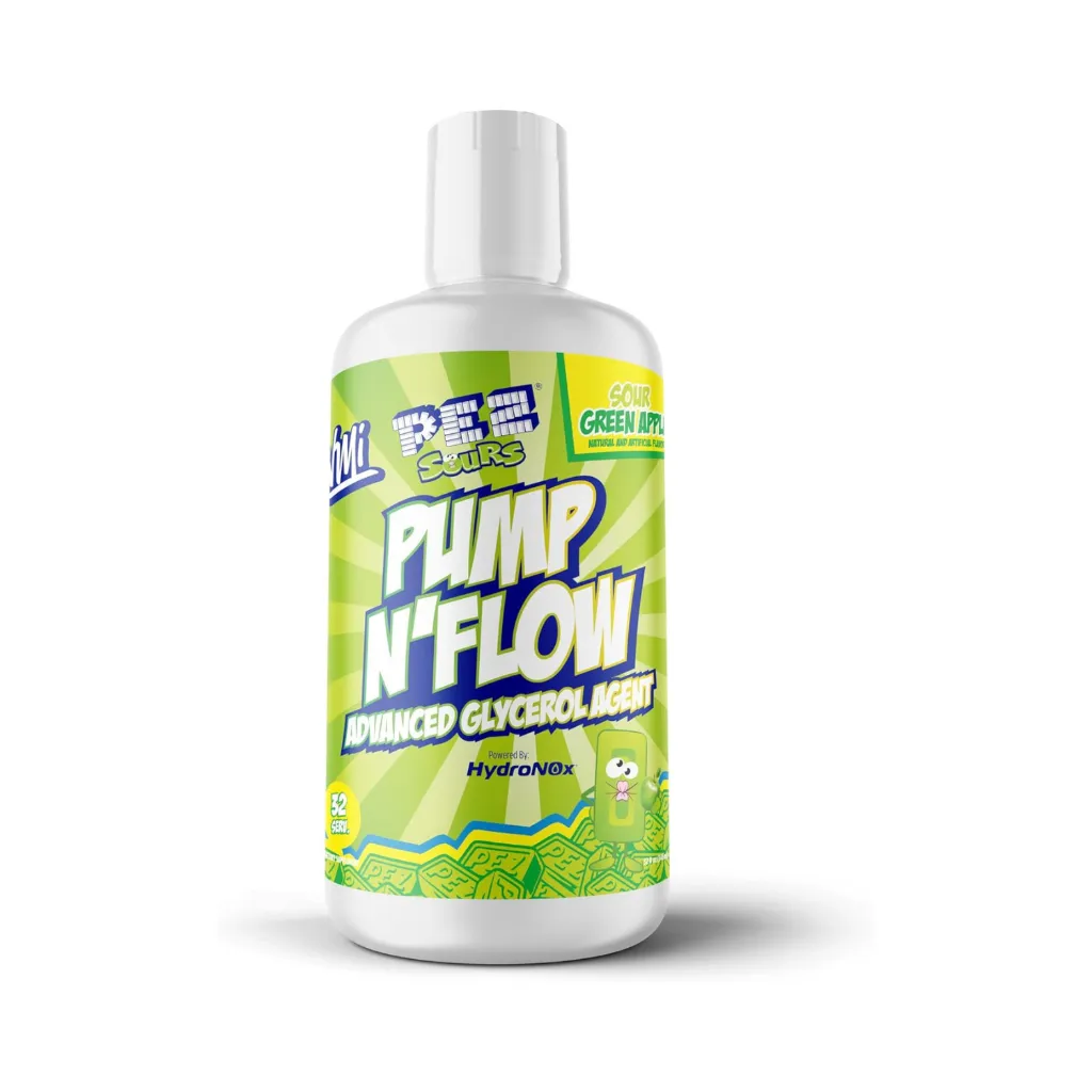 VMI Sports Pump N' Flow Glicerol Líquido Para Congestión Muscular E Hidratación Deportiva 946 Ml 32 Porciones