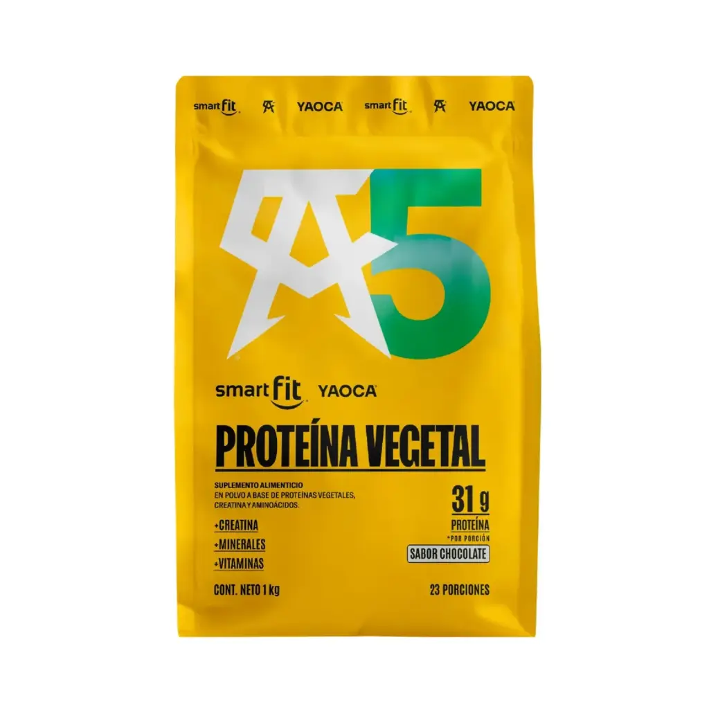 [7503045518859] Yaoca Smart Fit Proteina Vegetal 1kg 23 Servicios Sabor Chocolate
