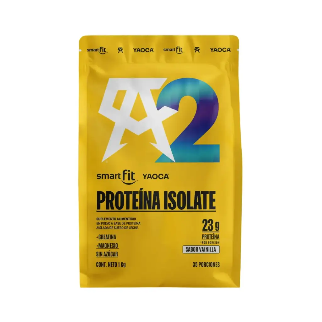 [7503045518781] Yaoca Smarfit Proteina Isolate 1kg 35 Servicios Sabor Vainilla