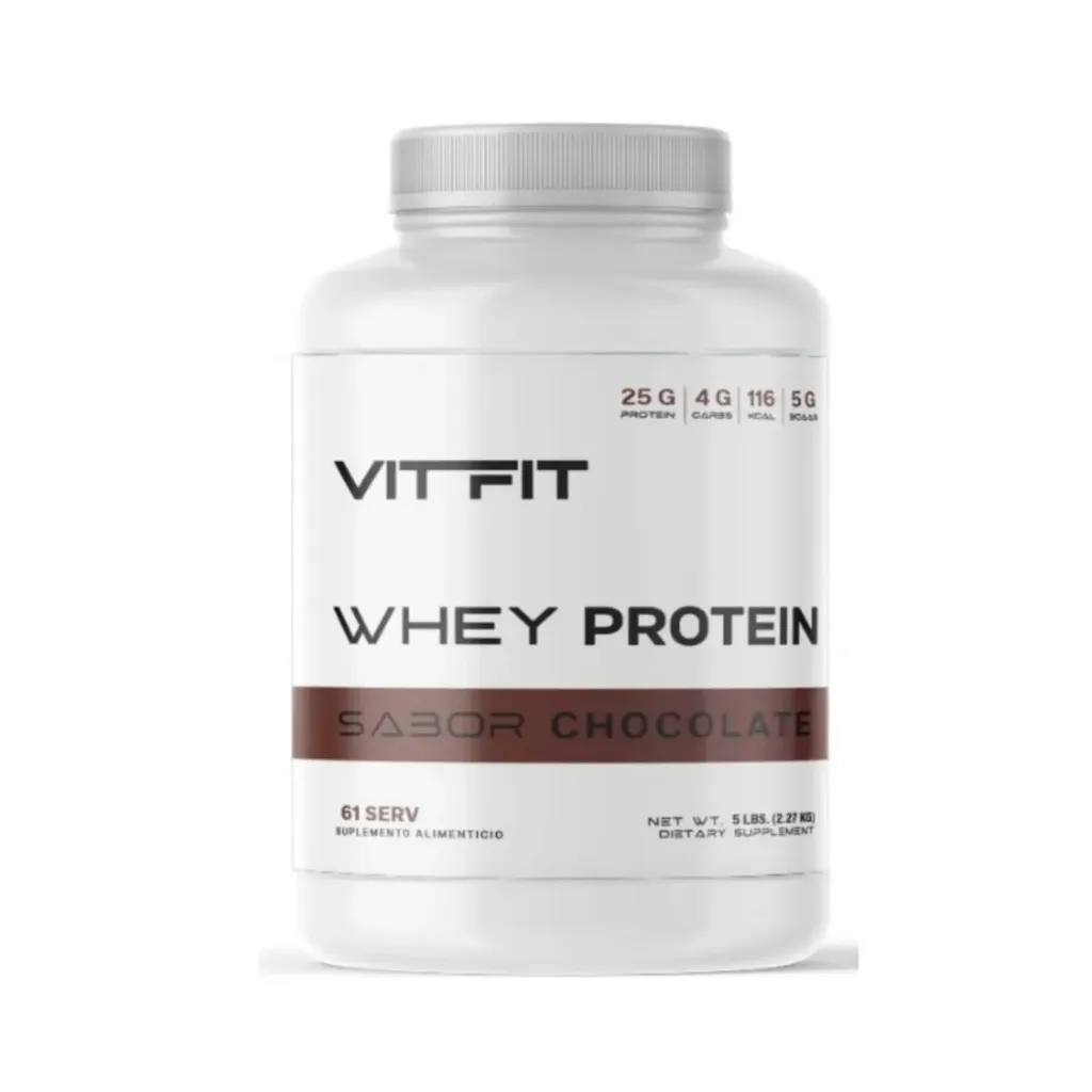 Vitfit Whey Protein 2.27kg 61 Servicios Sabor Chocolate