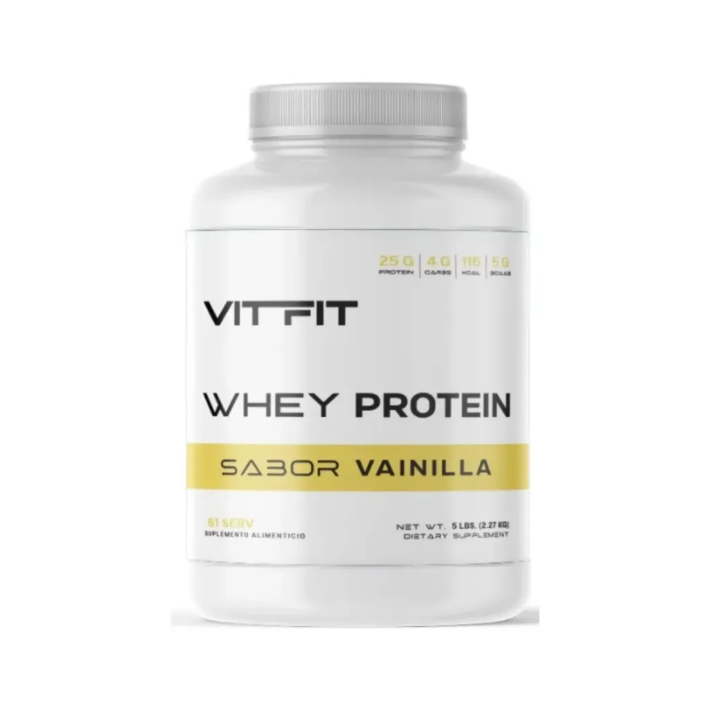 Vitfit Whey Protein 2.27kg 61 Servicios Sabor Vainilla