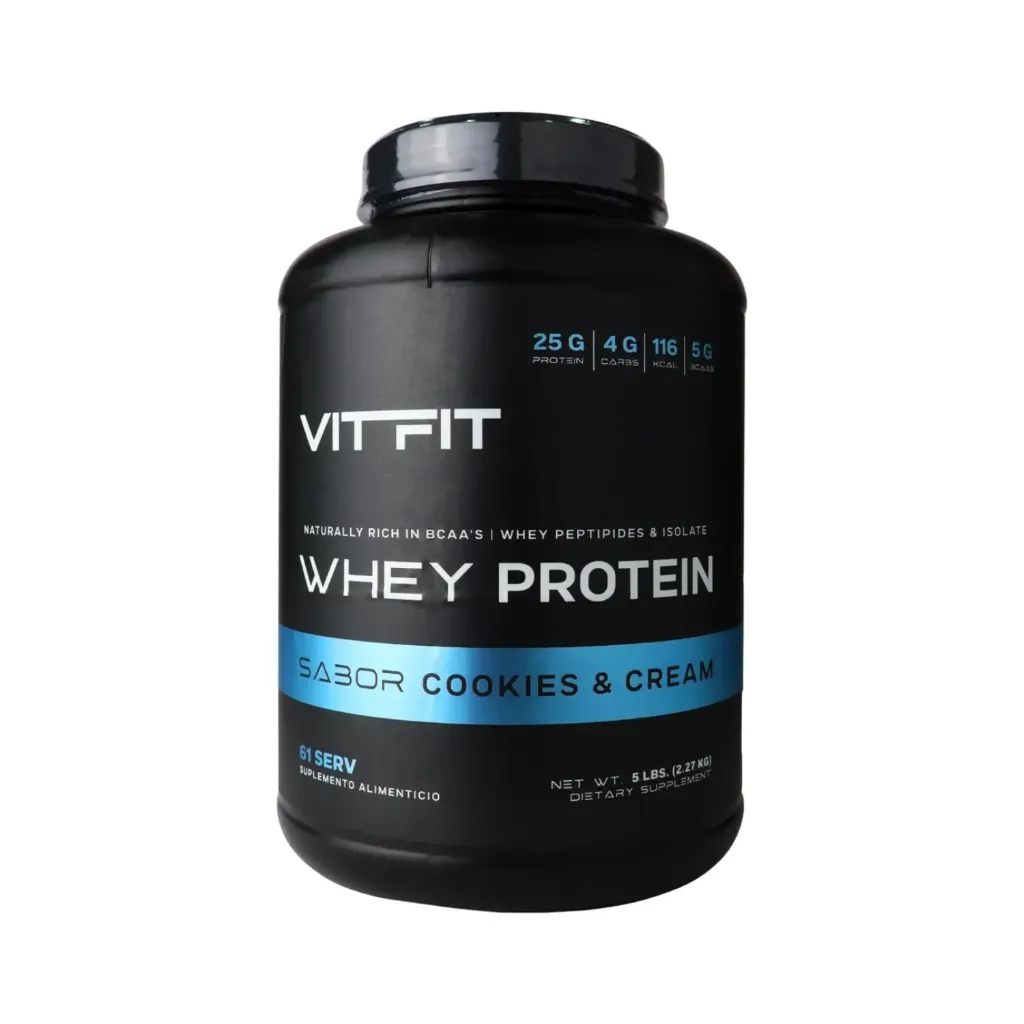 Vitfit Whey protein 2.27kg 61 Servicios Sabor Cookies & Cream